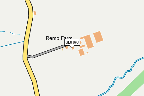 GL8 8PJ map - OS OpenMap – Local (Ordnance Survey)