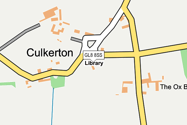 GL8 8SS map - OS OpenMap – Local (Ordnance Survey)