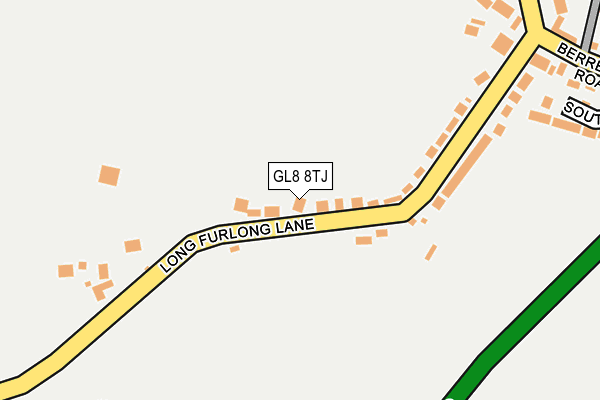GL8 8TJ map - OS OpenMap – Local (Ordnance Survey)