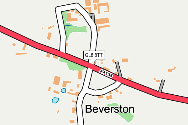 GL8 8TT map - OS OpenMap – Local (Ordnance Survey)