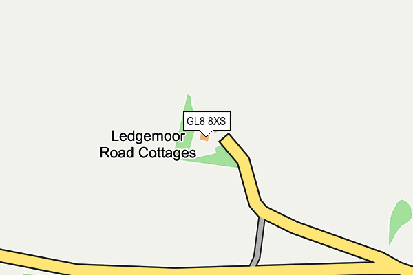 GL8 8XS map - OS OpenMap – Local (Ordnance Survey)