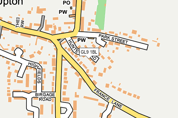 GL9 1BL map - OS OpenMap – Local (Ordnance Survey)