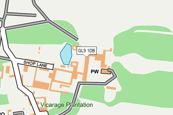 GL9 1DB map - OS OpenMap – Local (Ordnance Survey)