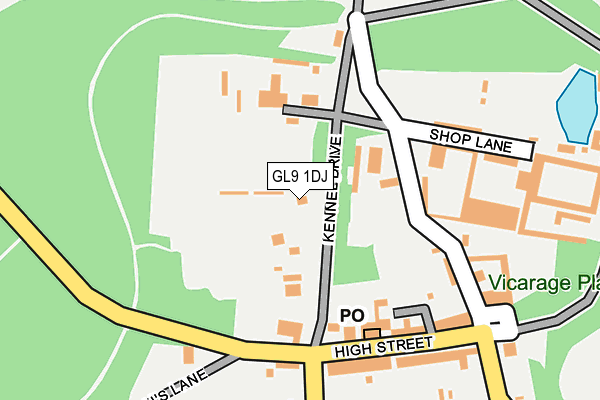 GL9 1DJ map - OS OpenMap – Local (Ordnance Survey)