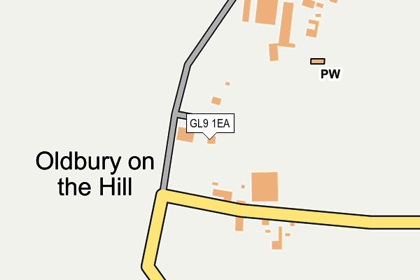 GL9 1EA map - OS OpenMap – Local (Ordnance Survey)