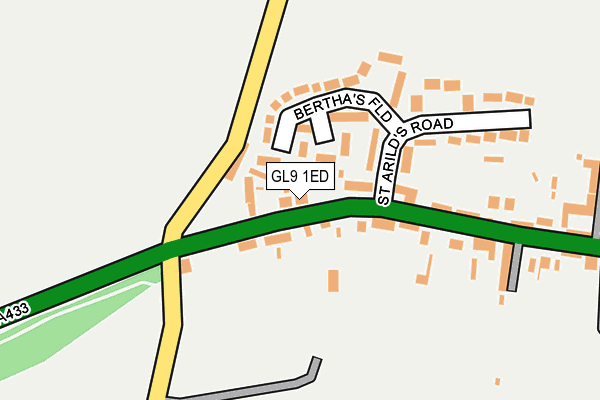 GL9 1ED map - OS OpenMap – Local (Ordnance Survey)