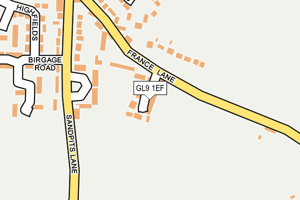GL9 1EF map - OS OpenMap – Local (Ordnance Survey)