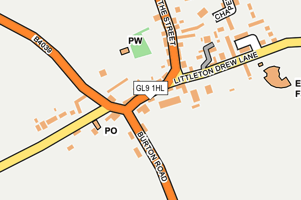 GL9 1HL map - OS OpenMap – Local (Ordnance Survey)