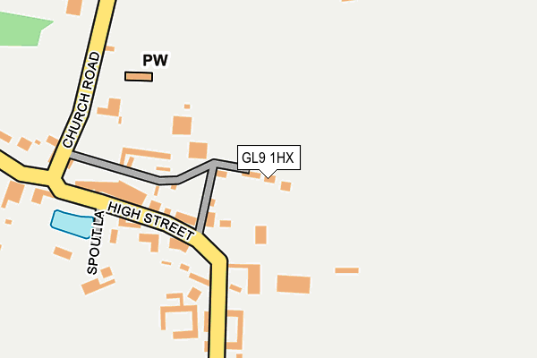 GL9 1HX map - OS OpenMap – Local (Ordnance Survey)