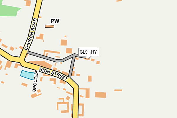 GL9 1HY map - OS OpenMap – Local (Ordnance Survey)