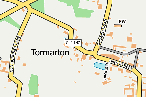 GL9 1HZ map - OS OpenMap – Local (Ordnance Survey)