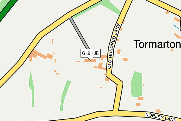 GL9 1JB map - OS OpenMap – Local (Ordnance Survey)
