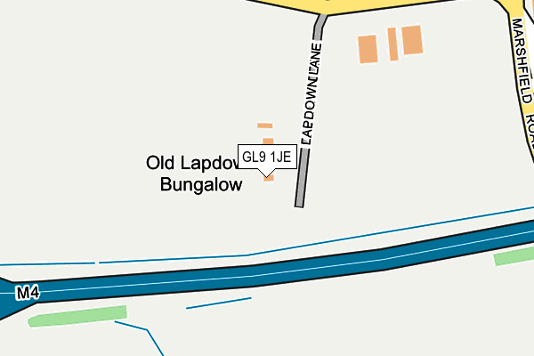 GL9 1JE map - OS OpenMap – Local (Ordnance Survey)