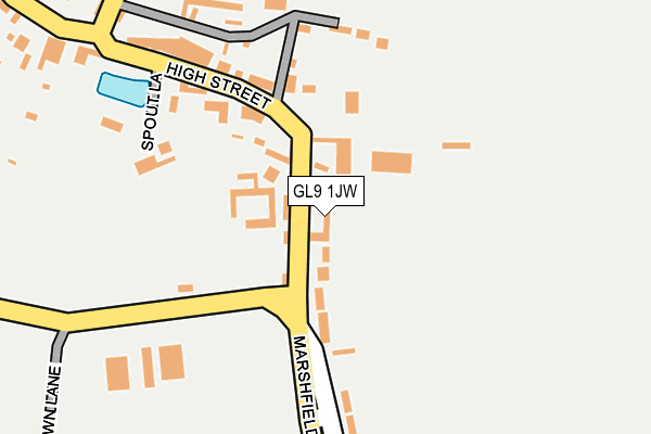 GL9 1JW map - OS OpenMap – Local (Ordnance Survey)