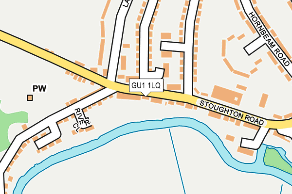 GU1 1LQ map - OS OpenMap – Local (Ordnance Survey)
