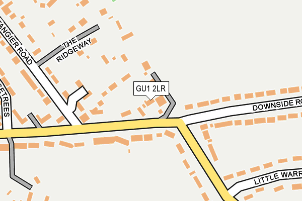 GU1 2LR map - OS OpenMap – Local (Ordnance Survey)