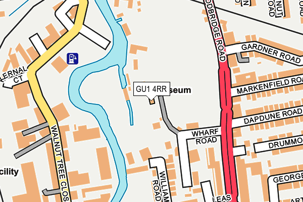 GU1 4RR map - OS OpenMap – Local (Ordnance Survey)