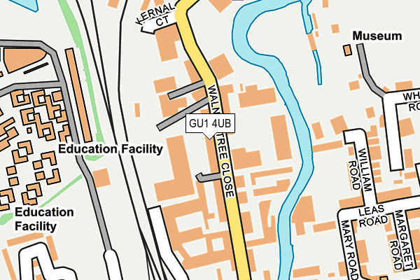 GU1 4UB map - OS OpenMap – Local (Ordnance Survey)