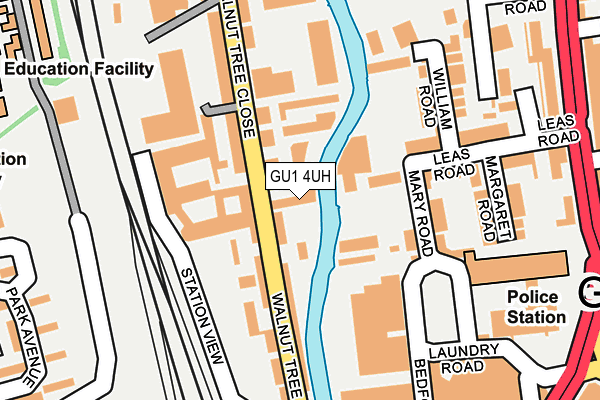 GU1 4UH map - OS OpenMap – Local (Ordnance Survey)