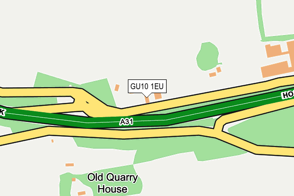 GU10 1EU map - OS OpenMap – Local (Ordnance Survey)