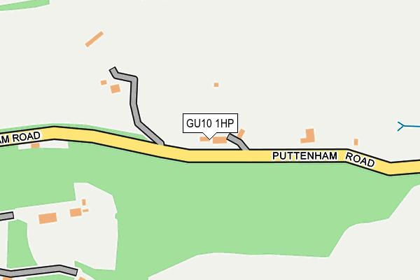 GU10 1HP map - OS OpenMap – Local (Ordnance Survey)