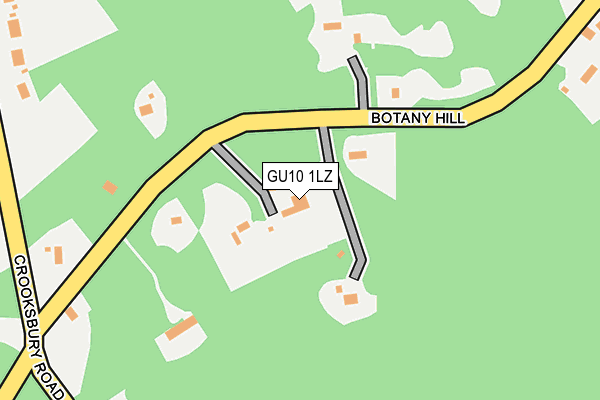 GU10 1LZ map - OS OpenMap – Local (Ordnance Survey)