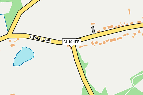 GU10 1PR map - OS OpenMap – Local (Ordnance Survey)