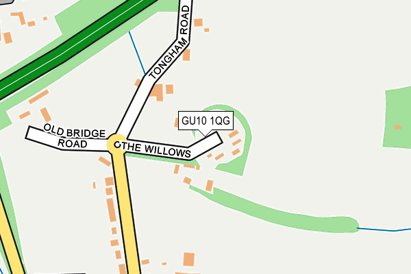 GU10 1QG map - OS OpenMap – Local (Ordnance Survey)