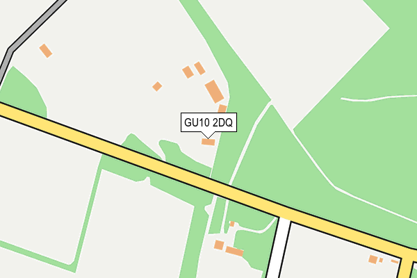 GU10 2DQ map - OS OpenMap – Local (Ordnance Survey)