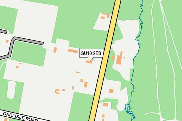 GU10 2EB map - OS OpenMap – Local (Ordnance Survey)
