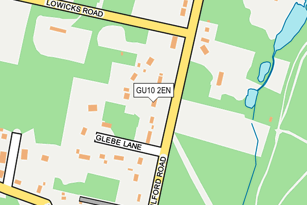 GU10 2EN map - OS OpenMap – Local (Ordnance Survey)