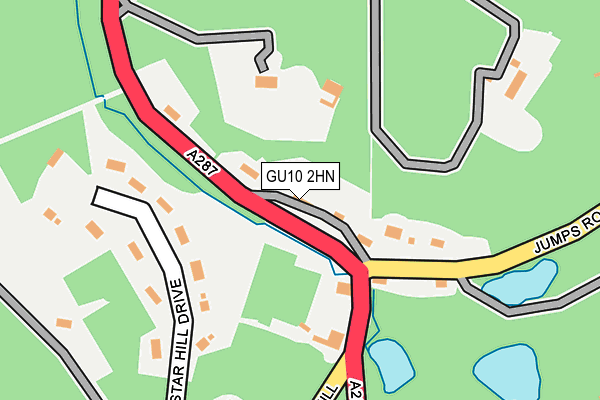 GU10 2HN map - OS OpenMap – Local (Ordnance Survey)