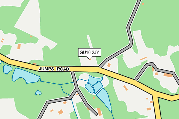 GU10 2JY map - OS OpenMap – Local (Ordnance Survey)