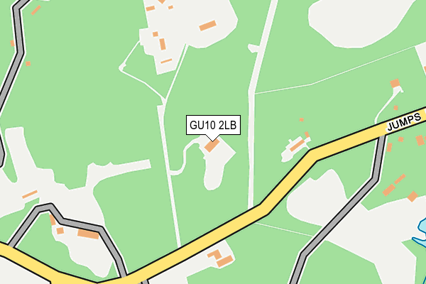 GU10 2LB map - OS OpenMap – Local (Ordnance Survey)