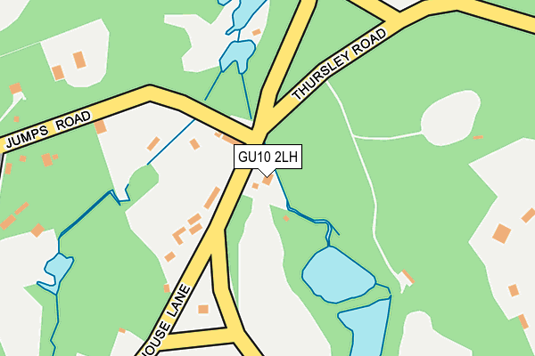 GU10 2LH map - OS OpenMap – Local (Ordnance Survey)