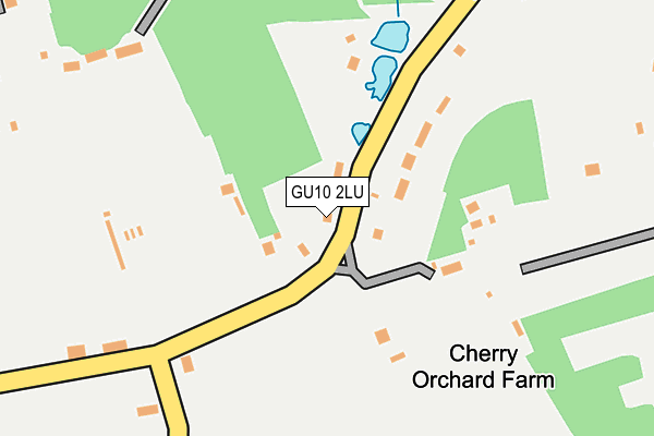GU10 2LU map - OS OpenMap – Local (Ordnance Survey)