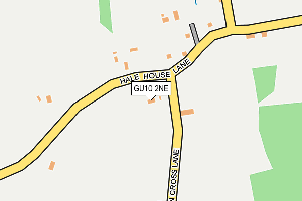 GU10 2NE map - OS OpenMap – Local (Ordnance Survey)