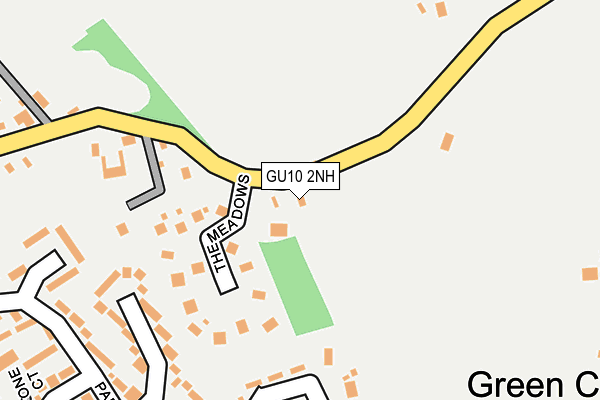 GU10 2NH map - OS OpenMap – Local (Ordnance Survey)