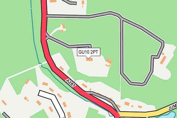 GU10 2PT map - OS OpenMap – Local (Ordnance Survey)