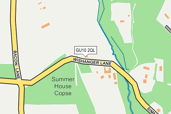 GU10 2QL map - OS OpenMap – Local (Ordnance Survey)