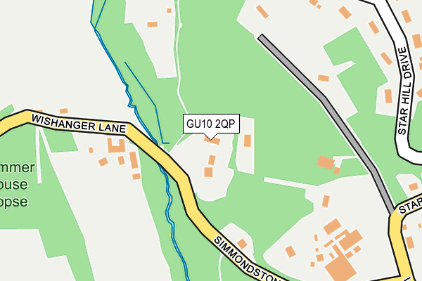 GU10 2QP map - OS OpenMap – Local (Ordnance Survey)
