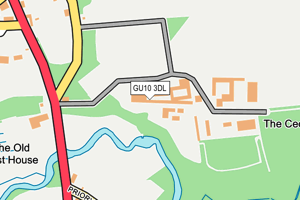GU10 3DL map - OS OpenMap – Local (Ordnance Survey)