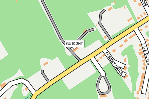GU10 3HT map - OS OpenMap – Local (Ordnance Survey)