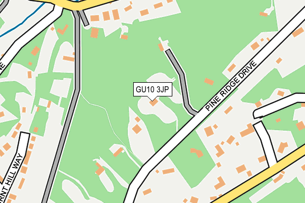 GU10 3JP map - OS OpenMap – Local (Ordnance Survey)