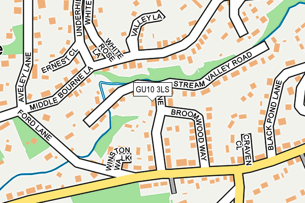 GU10 3LS map - OS OpenMap – Local (Ordnance Survey)