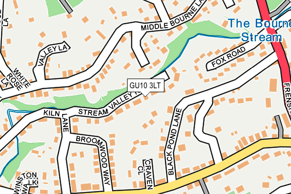 GU10 3LT map - OS OpenMap – Local (Ordnance Survey)