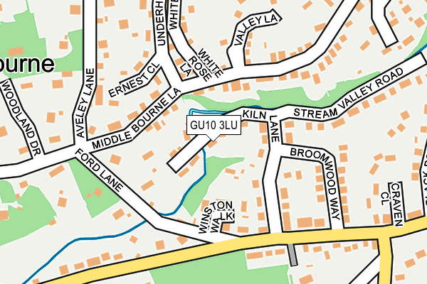 GU10 3LU map - OS OpenMap – Local (Ordnance Survey)