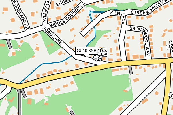 GU10 3NB map - OS OpenMap – Local (Ordnance Survey)