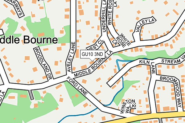 GU10 3ND map - OS OpenMap – Local (Ordnance Survey)