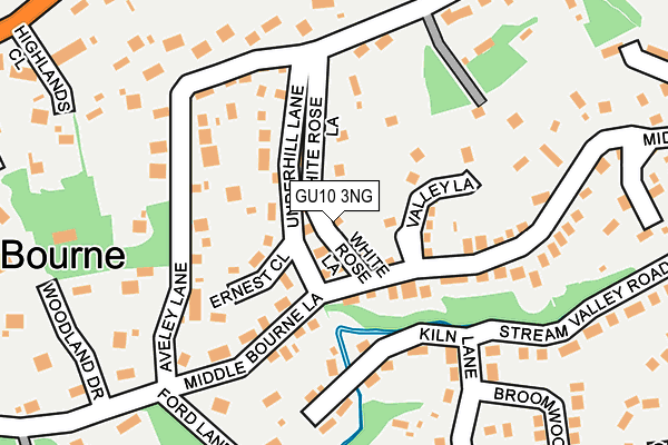 GU10 3NG map - OS OpenMap – Local (Ordnance Survey)